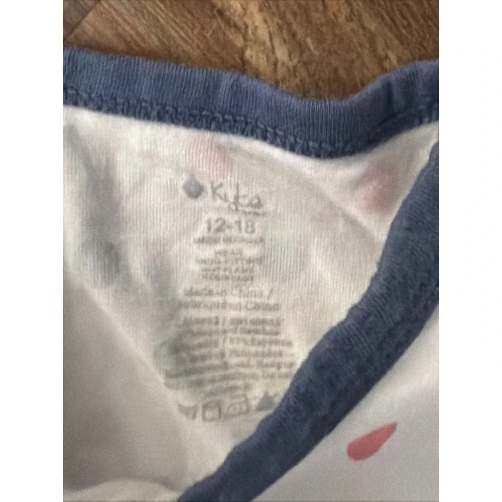 Kyte Baby Girls Boys 12-18 Months Colorful Polka Dot Sleeper Pajamas